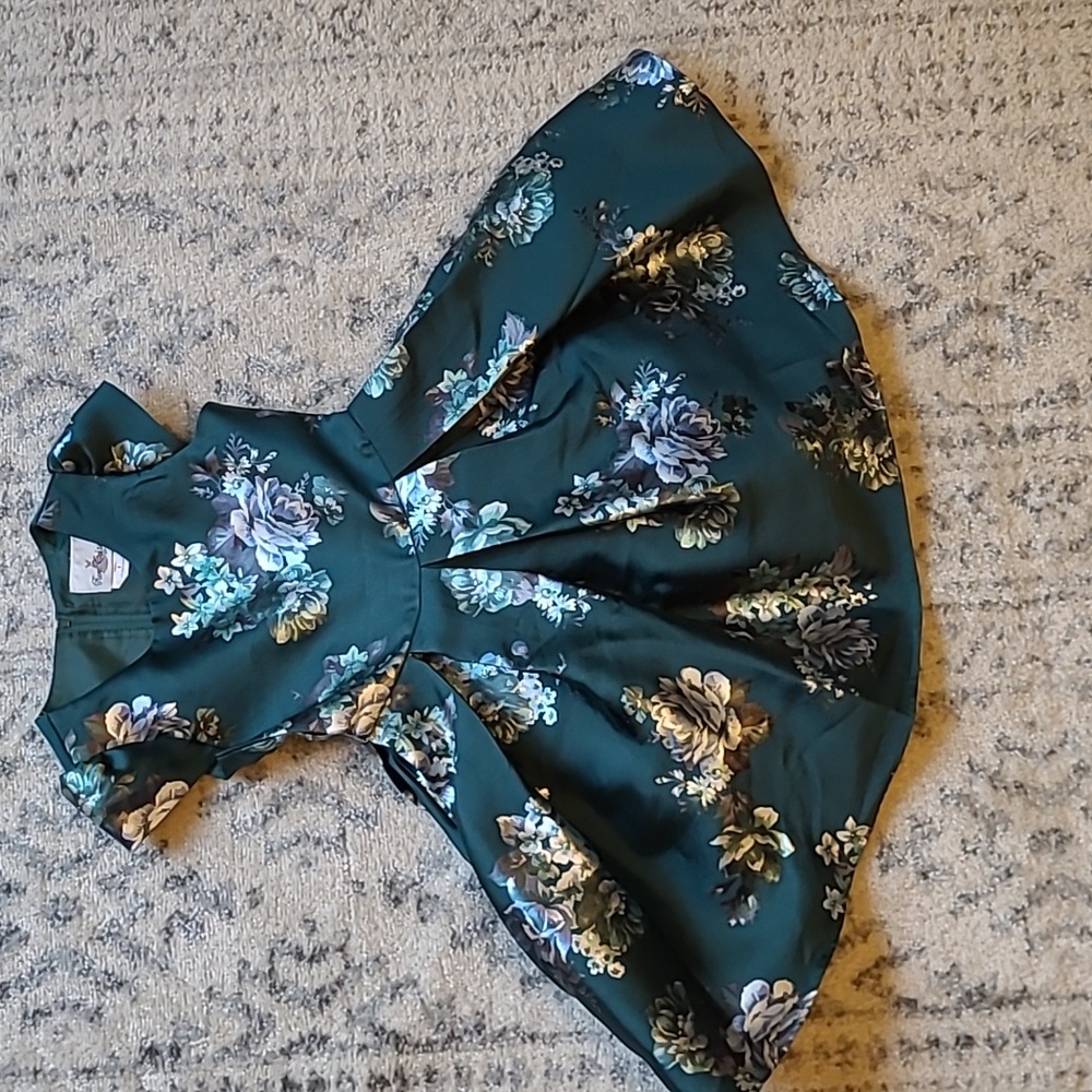 Girls Green Rare Edition dress, size 8
